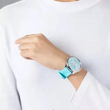 Michael Kors Janelle Quartz Blue Dial Blue Rubber Strap Watch For Women - MK7350 Buy Now By Michael Kors