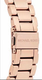 Michael Kors Bradshaw Quartz Rose Gold Dial Rose Gold Steel Strap Watch For Women - MK6556 Buy Now By Michael Kors