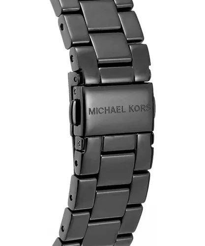 Michael Kors Channing Quartz Black Dial Black Steel Strap Watch For Women - MK6625 Buy Now By Michael Kors