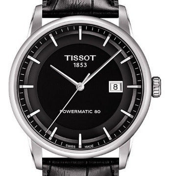 Tissot T Classic Luxury Black Dial Black Leather Strap Watch For Men - T086.407.16.051.00 Buy Now By Tissot