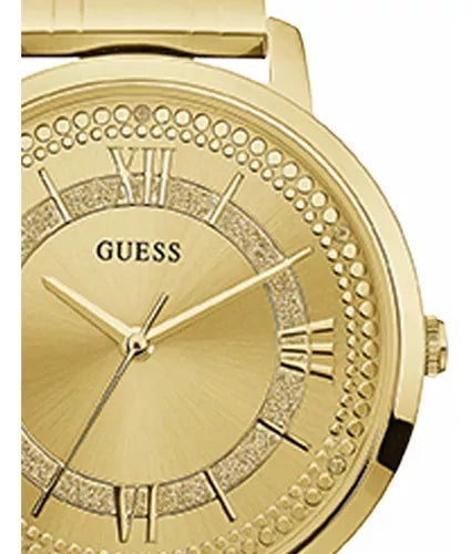 Guess Montauk Gold Dial Gold Steel Strap Watch for Women - W0933L2 Buy Now By Guess