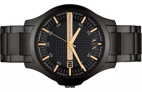 Armani Exchange Hampton Chronograph Black Dial Black Steel Strap Watch For Men - AX2413 Buy Now By Armani Exchange