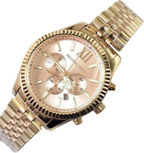 Michael Kors Lexington Gold Dial Gold Steel Strap Watch for Women - MK6473 Buy Now By Michael Kors