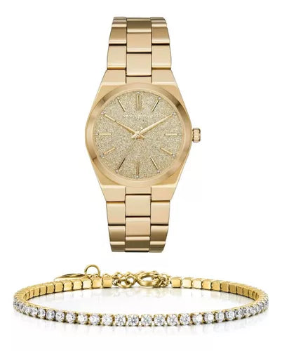 Michael Kors Channing Quartz Gold Dial Gold Steel Strap Watch For Women - MK6623 Buy Now By Michael Kors