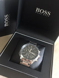 Hugo Boss Grand Prix Black Dial Silver Steel Strap Watch for Men - 1513477 Buy Now By Hugo Boss