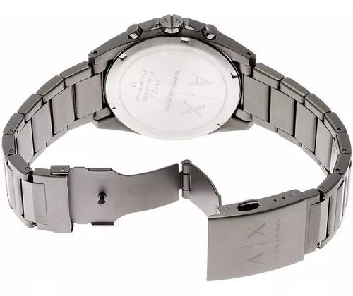 Armani Exchange Drexler Chronograph Grey Dial Grey Steel Strap Watch For Men - AX2603 Buy Now By Armani Exchange