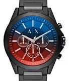 Armani Exchange Drexler Chronograph Black Dial Black Steel Strap Watch For Men - AX2615 Buy Now By Armani Exchange