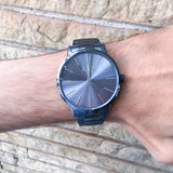 Armani Exchange Cayde Analog Blue Dial Blue Steel Strap Watch For Men - AX2702 Buy Now By Armani Exchange