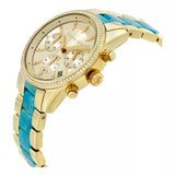Michael Kors Ritz Gold Dial Two Tone Steel Strap Watch for Women - MK6328 Buy Now By Michael Kors