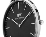 Daniel Wellington Classic Sheffield Black Dial Black Leather Strap Watch For Men - DW00100133 Buy Now By Daniel Wellington