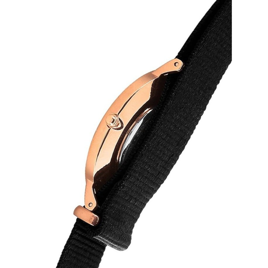 Daniel Wellington Classic Cornwall White Dial Black Nylon Strap Watch For Men - DW00100257 Buy Now By Daniel Wellington