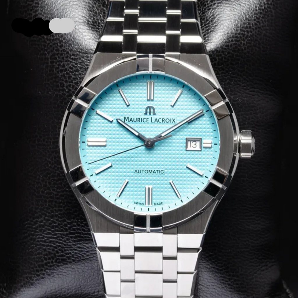 Maurice Lacroix Aikon Automatic Limited Summer Edition Blue Dial Silver Steel Strap Watch For Men - AI6008-SS00F-431-1 Buy Now By Maurice Lacroix