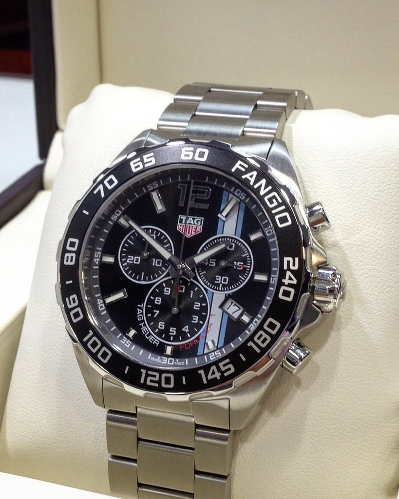 Tag Heuer Formula 1 Chronograph Black Dial Silver Steel Strap Watch for Men - CAZ101H.BA0842 Buy Now By Tag Heuer