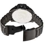 Diesel Mega Chief Chronograph Black Dial Black Steel Strap Watch For Men - DZ4283 Buy Now By Diesel