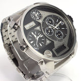 Diesel Mr Daddy 1.0 Black Dial Stainless Steel Stainless Watch For Men - DZ7221 Buy Now By Diesel