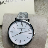 Michael Kors Addyson Quartz White Dial Gray Leather Strap Watch for Women - MK2951 Buy Now By Michael Kors