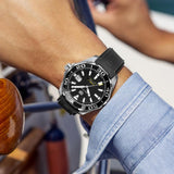 Tag Heuer Aquaracer Calibre 5 Automatic Black Dial Black Rubber Strap Watch for Men - WAY201A.FT6142 Buy Now By Tag Heuer