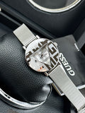 Guess Iconic Quartz Silver Dial Silver Mesh Bracelet Watch For Women - GW0527L1 Buy Now By Guess