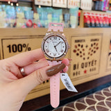 Guess Cosmo Diamonds Silver Dial Pink Silicone Strap Watch for Women - GW0034L3 Buy Now By Guess