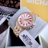 Michael Kors Mini Pilot Quartz Gold Dial Gold Steel Strap Watch For Women - MK7367 Buy Now By Michael Kors