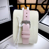 Swarovski Lovely Crystals Silver Dial Pink Leather Strap Watch for Women - 5261493 Buy Now By Swarovski