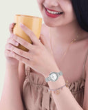 Swarovski Lovely Crystals Mini White Dial Silver Steel Strap Watch for Women - 5242901 Buy Now By Swarovski