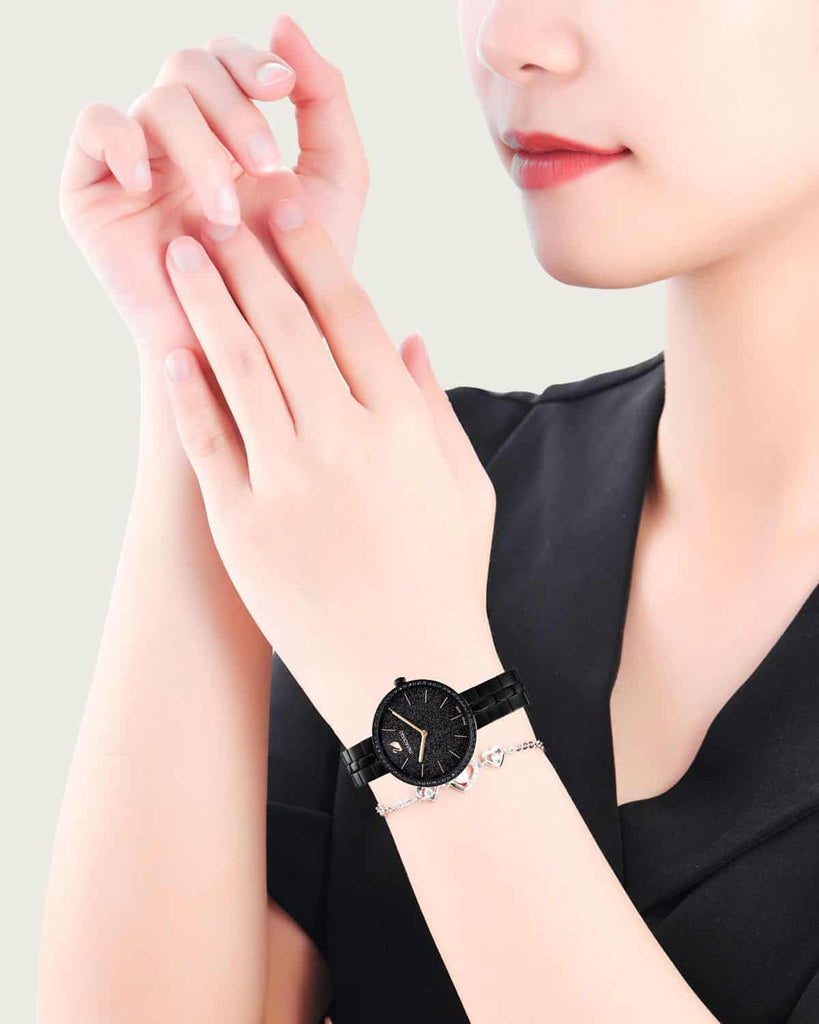 Swarovski Cosmopolitan PVD Black Dial Black Steel Strap Watch for Women - 5547646 Buy Now By Swarovski