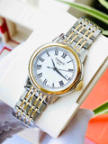 Tissot Carson Lady White Dial Two Tone Steel Strap Watch For Women - T085.210.22.013.00 Buy Now By Tissot
