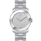 Movado Bold Crystal Dot Silver Dial Silver Steel Strap Watch For Women - 3600334 Buy Now By Movado