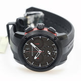 Burberry The Endurance Chronograph Black Dial Black Rubber Strap Watch For Men - BU9802 Buy Now By Burberry