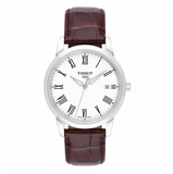 Tissot T Classic Dream White Dial Brown Leather Strap Watch for Men - T033.410.16.013.01 Buy Now By Tissot