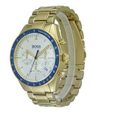 Hugo Boss Trophy White Dial Gold Steel Strap Watch for Men - 1513631 Buy Now By Hugo Boss