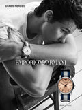 Emporio Armani Luigi Analog Beige Dial Two Tone NATO Strap Watch For Men - AR11212 Buy Now By Emporio Armani