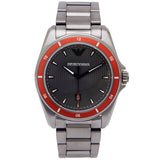 Emporio Armani Sigma Quartz Grey Dial Grey Steel Strap Watch For Men - AR11178 Buy Now By Emporio Armani