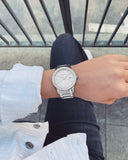 Calvin Klein Steady Silver Dial Silver Steel Strap Watch for Women - K7Q21146 Buy Now By Calvin Klein