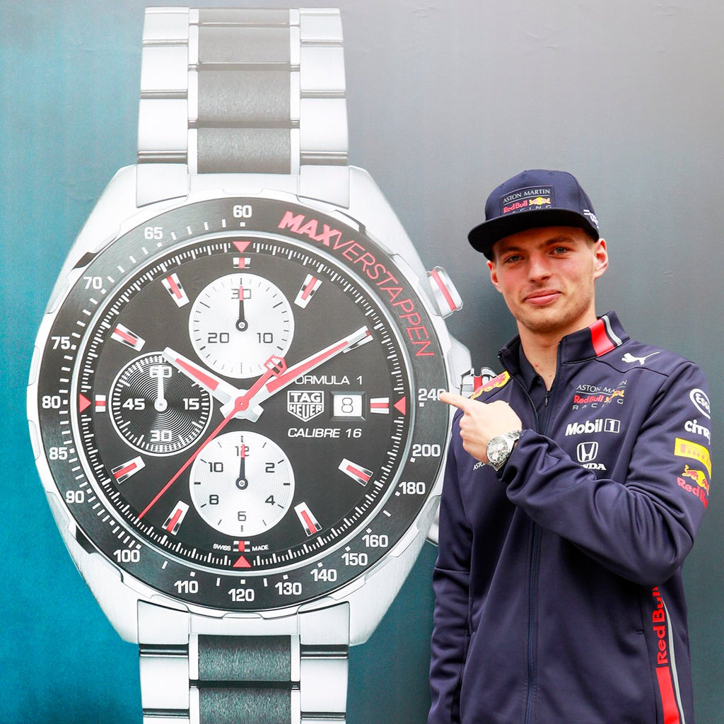 Tag Heuer Formula 1 Calibre 16 Max Verstappen Limited Edition Black Dial Two Tone Steel Strap Watch for Men - CAZ2018.BA0970 Buy Now By Tag Heuer