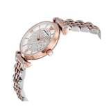 Emporio Armani Gianni T Bar White Dial Two Tone Steel Strap Watch For Women - AR1926 Buy Now By Emporio Armani
