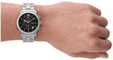 Emporio Armani Paolo Chronograph Black Dial Silver Steel Strap Watch For Men - AR11602 Buy Now By Emporio Armani