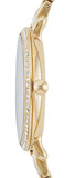 Fossil Rye Mother of Pearl White Dial Gold Steel Strap Watch for Women - ES3756 Buy Now By Fossil
