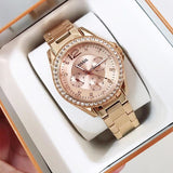 Fossil Riley Multifunction Rose Gold Dial Rose Gold Steel Strap Watch for Women - ES2811 Buy Now By Fossil