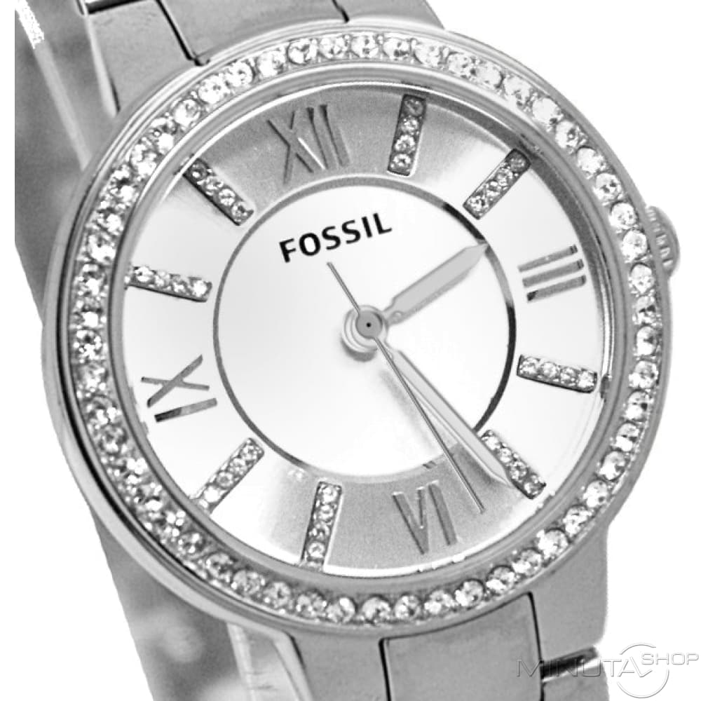 Fossil Virginia Silver Dial Silver Steel Strap Watch for Women - ES3282 Buy Now By Fossil