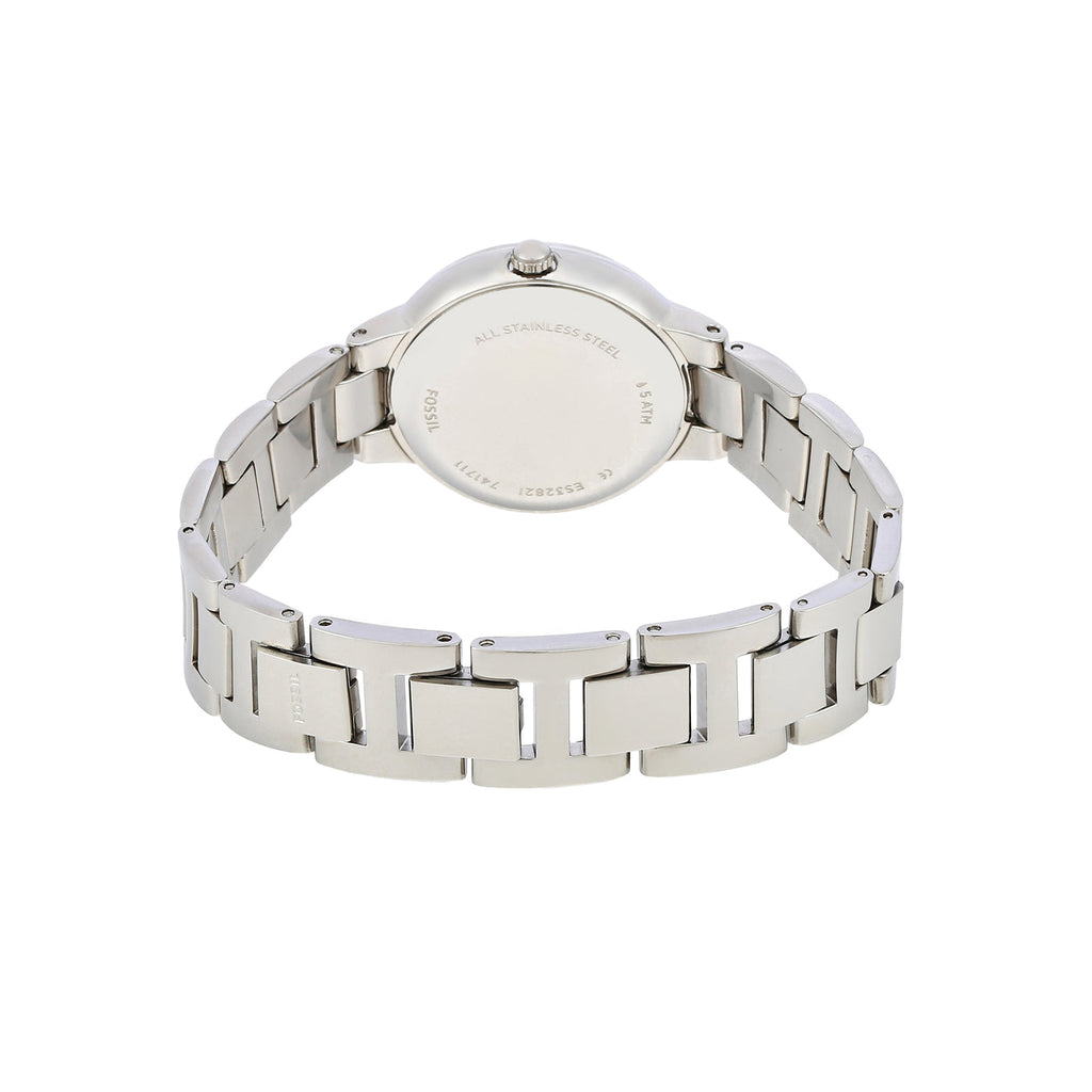 Fossil Virginia Silver Dial Silver Steel Strap Watch for Women - ES3282 Buy Now By Fossil