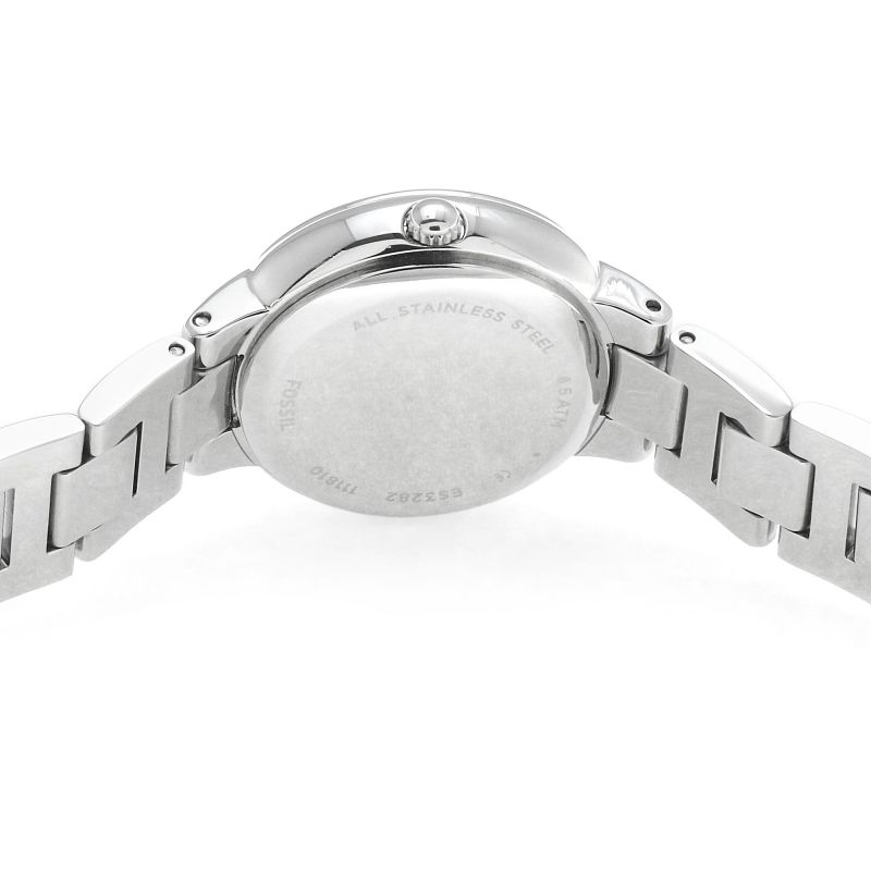 Fossil Virginia Silver Dial Silver Steel Strap Watch for Women - ES3282 Buy Now By Fossil