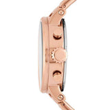Fossil Boyfriend Chronograph Rose Gold Dial Rose Gold Steel Strap Watch for Women - ES3380 Buy Now By Fossil