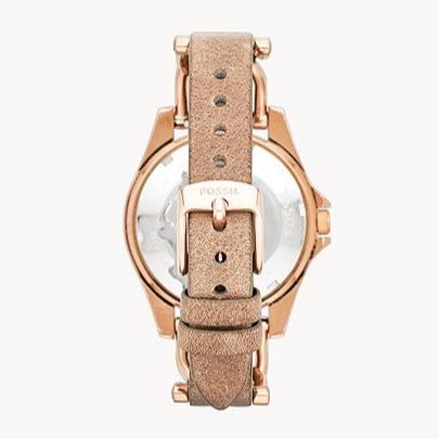 Fossil Riley White Dial Sand Leather Strap Watch for Women - ES3466 Buy Now By Fossil