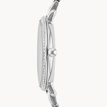 Fossil Jacqueline White Dial Silver Steel Strap Watch for Women - ES3545 Buy Now By Fossil