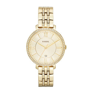Fossil Jacqueline Gold Dial Gold Steel Strap Watch for Women - ES3547 Buy Now By Fossil