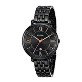 Fossil Jacqueline Black Dial Black Mesh Bracelet Watch for Women - ES3614 Buy Now By Fossil