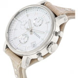 Fossil Boyfriend Chronograph White Dial Brown Leather Strap Watch for Women - ES3625 Buy Now By Fossil