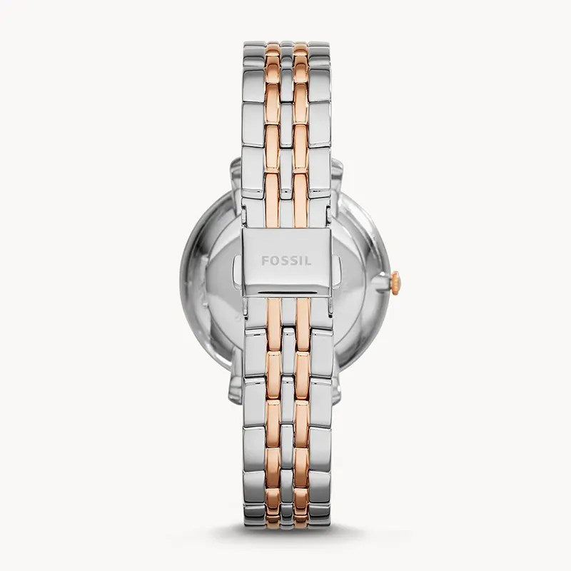 Fossil Jacqueline White Dial Two Tone Steel Strap Watch for Women - ES3634 Buy Now By Fossil